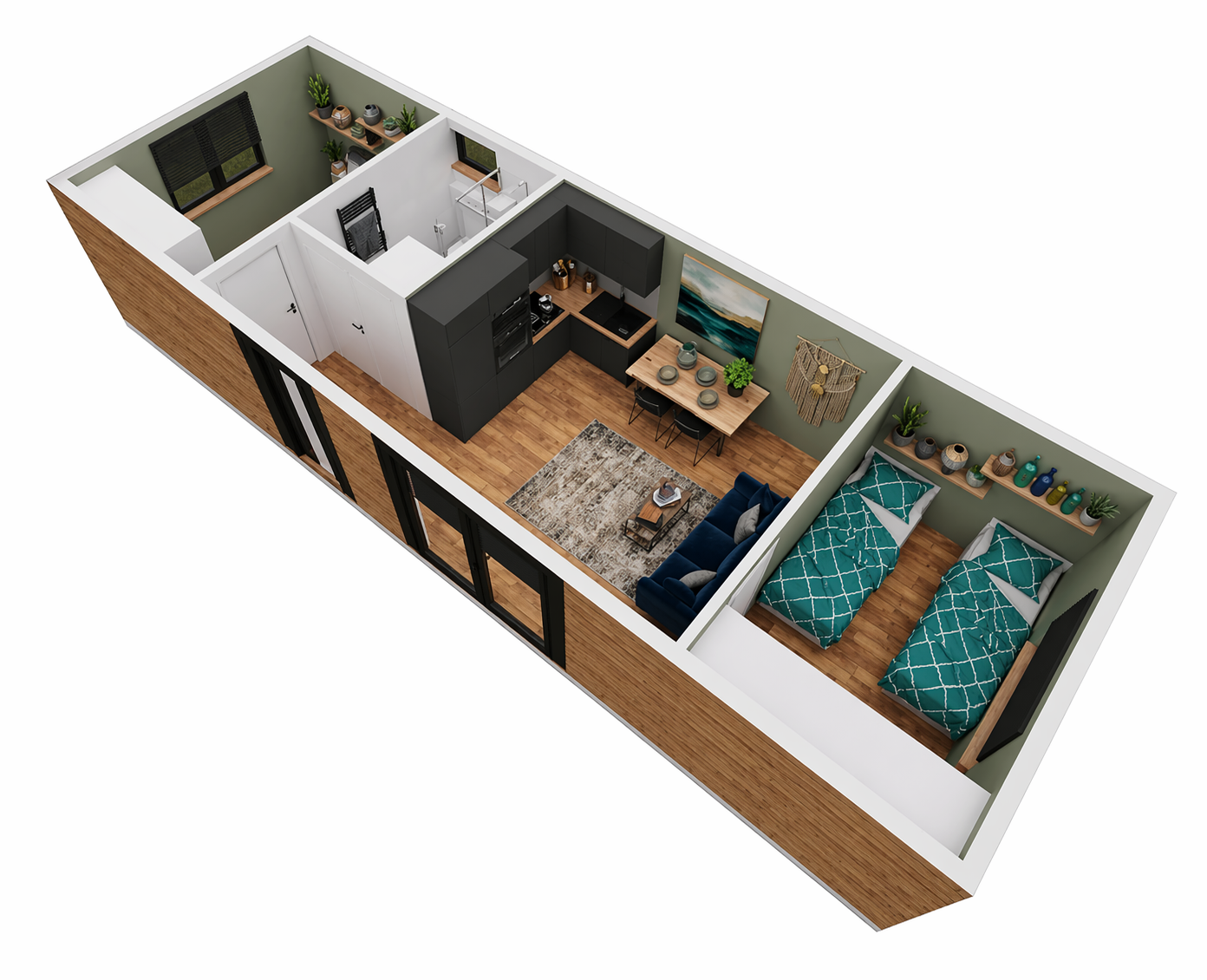 Domek mobilny NEXO 48 m²